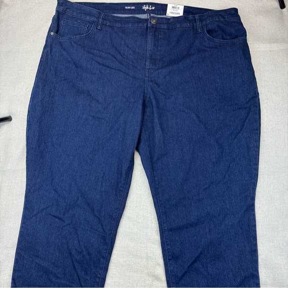 Style & Co Women’s Plus Size High-Rise Slim-Leg Jeans Size 24W - Picture 7 of 15